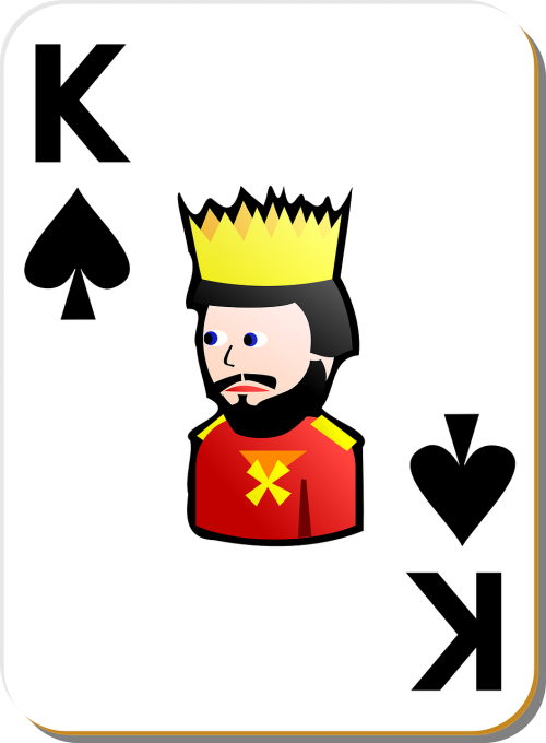 spade king card