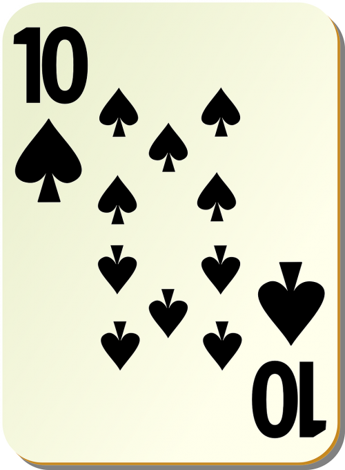 spades ten 10