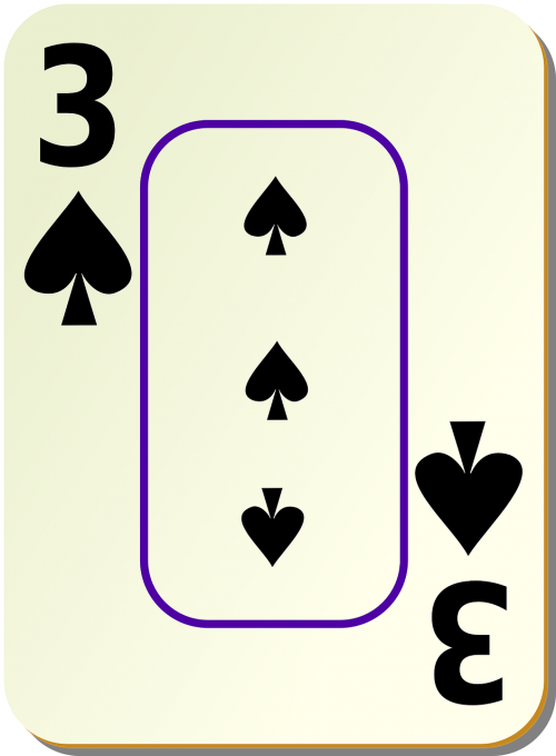 spades three 3