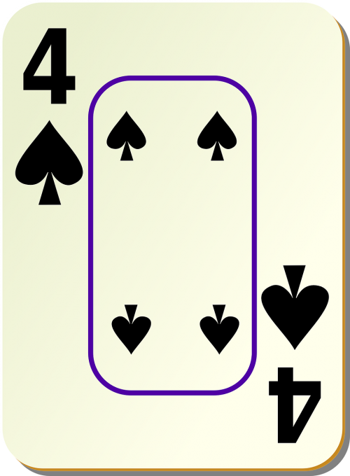 spades four 4