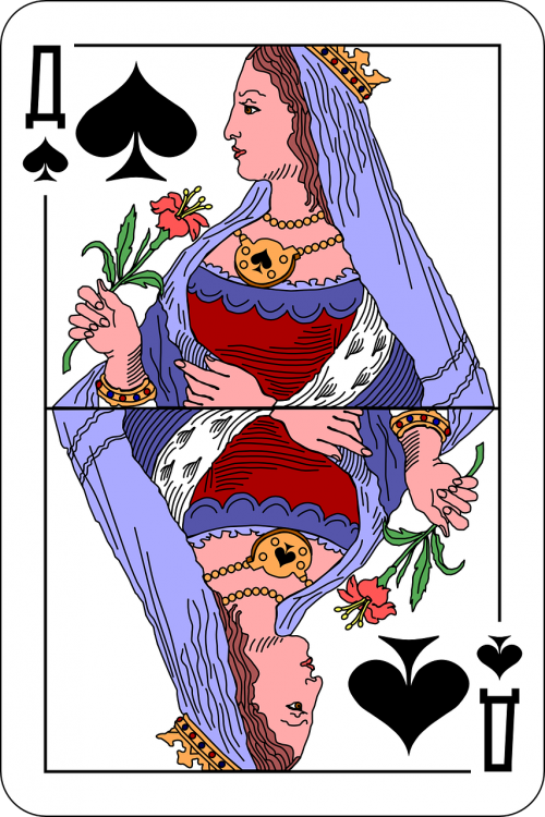 spades queen deck