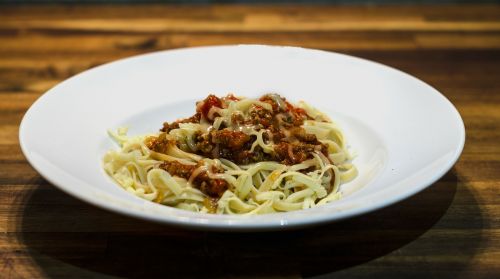 spaghetti pasta food