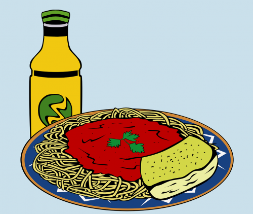 spaghetti pasta meal