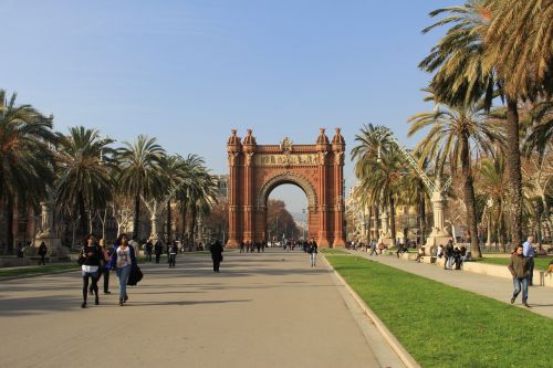 spain barcelona triumphal arch