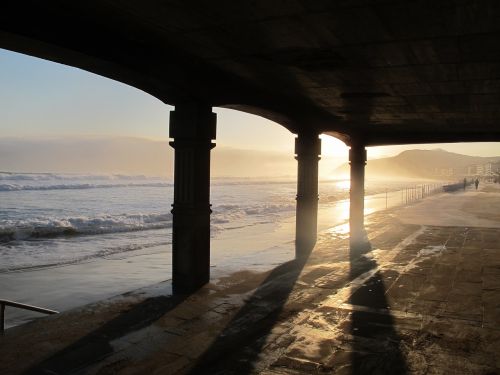 spain coast sunrise