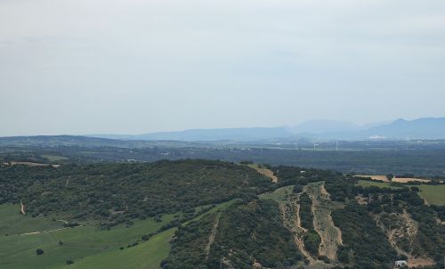 spain landscape aerial