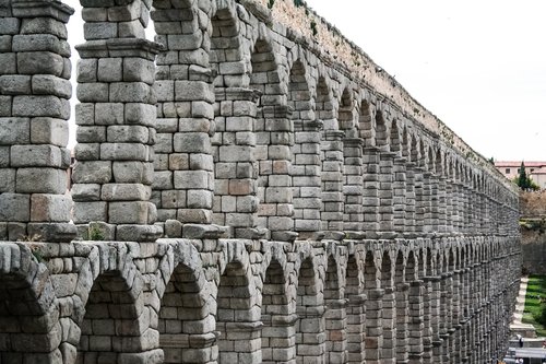 spain  segovia  roman agueduct