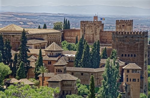 spain  granada  alhambra