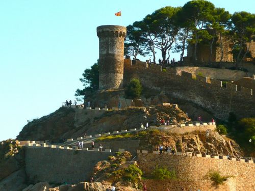 spain castle tossa de mar