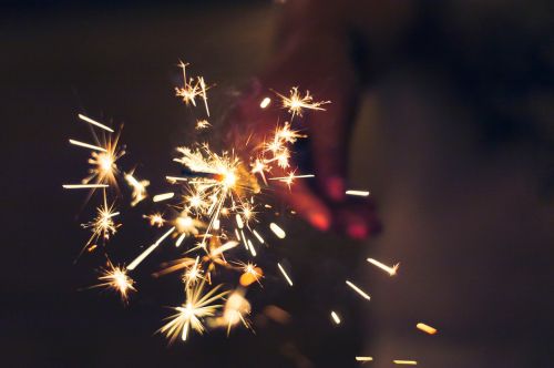 sparkler lights fire