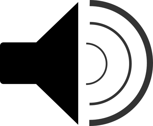 speaker symbol black