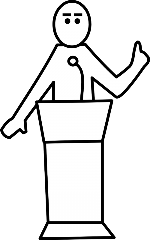 speaker podium presentation