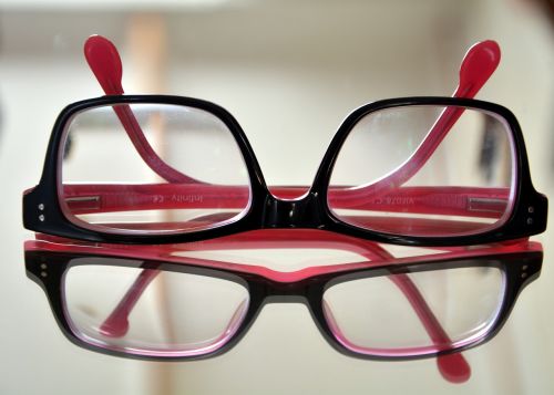 spectacles glasses reflection