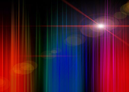 spectrum lens flare psychedelic