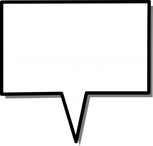 speech box rectangular