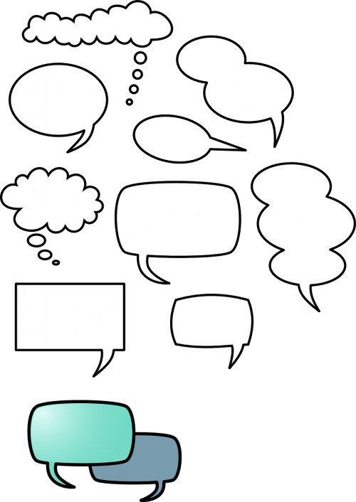 speech balloon thinking