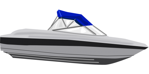 speed boat water