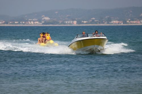 speed boat sea holiday