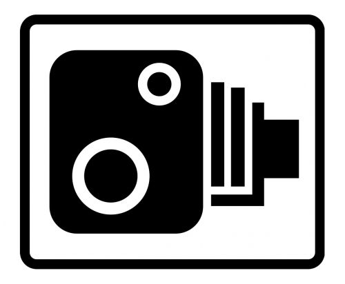 speed camera sign road sign traffic sign
