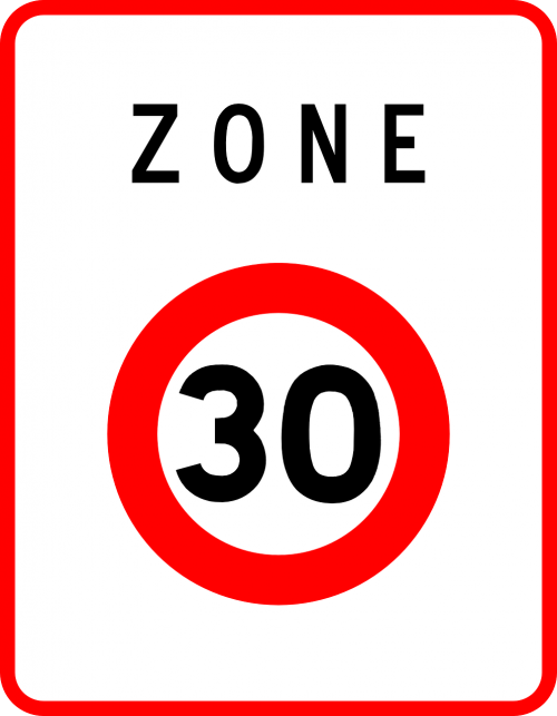 speed limit zone 30