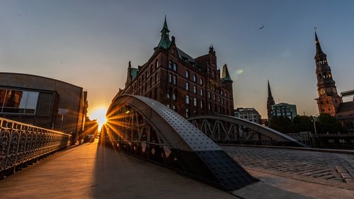 speicherstadt  hamburg  architecture