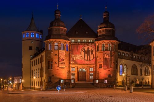 speyer night photograph cathedral square
