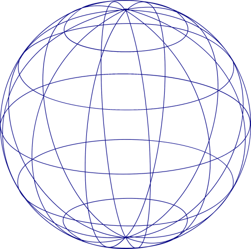 sphere globe grid