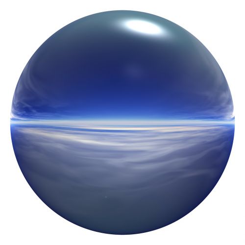 sphere glass sky