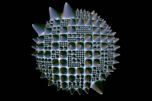 sphere fractal computer graphic