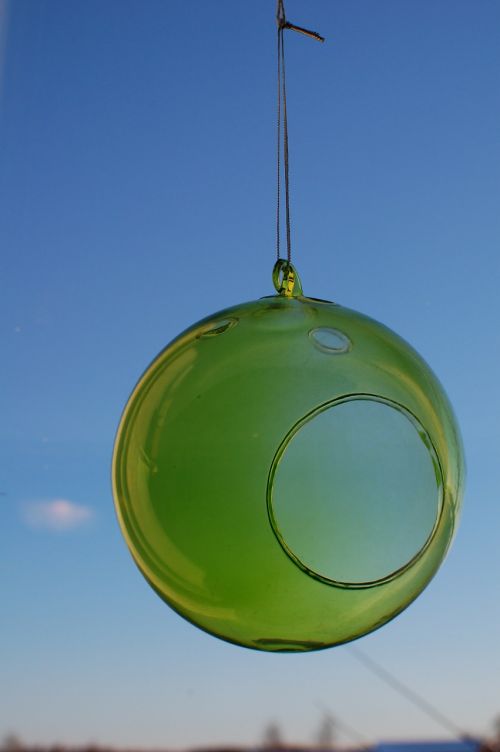 sphere ornament glass