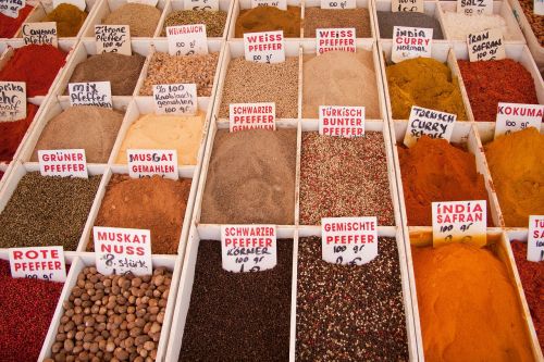 spices market bazaar