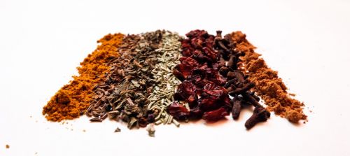 spices barberry basil