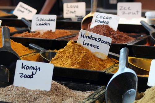 spices curry market