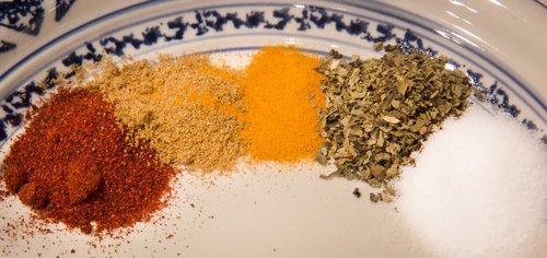 spices  spice  plate