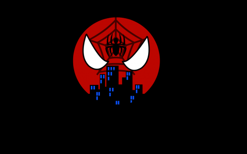 spider-man spider red