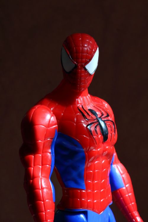 spider-man toy portrait