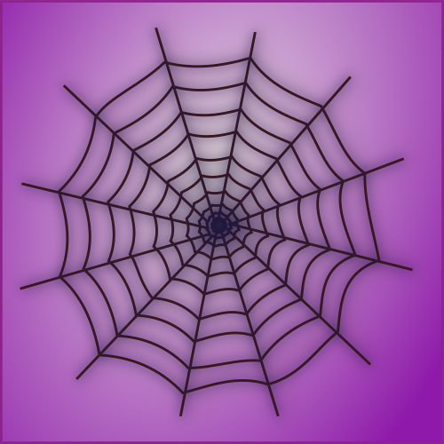 spider's web cobweb symmetric