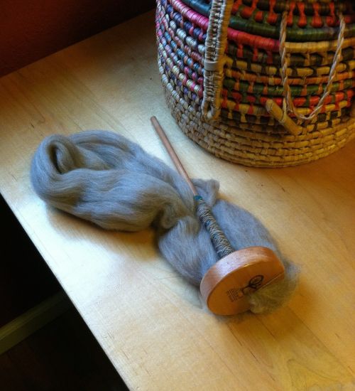 spindle wool knitting