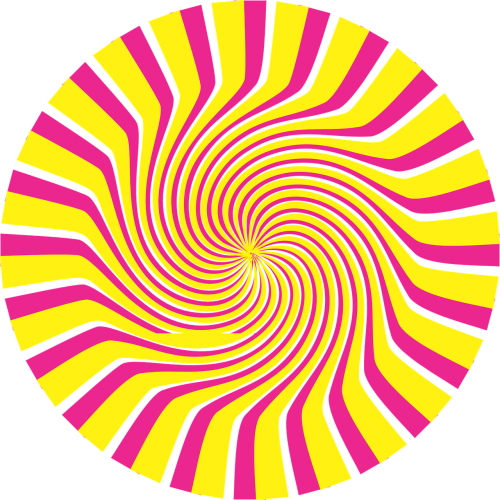 spiral circles rays