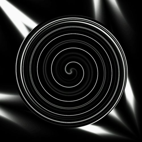 spiral lights black