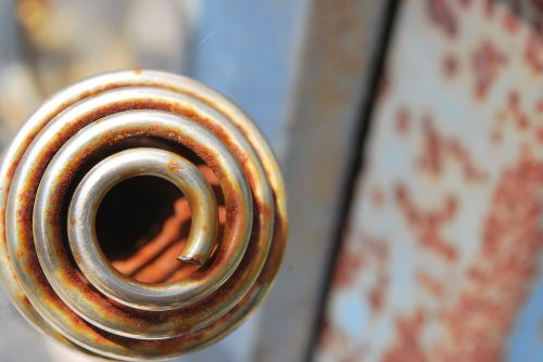spiral iron rust