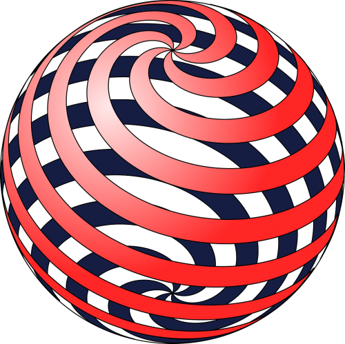 spiral ball sphere