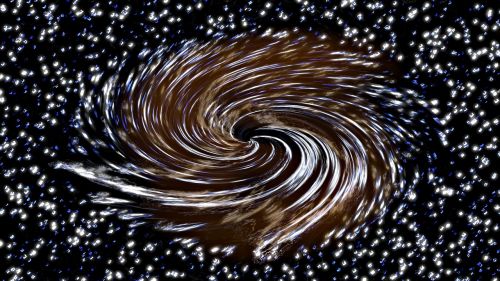 spiral galaxy space