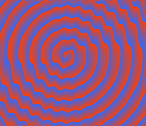 spiral red blue