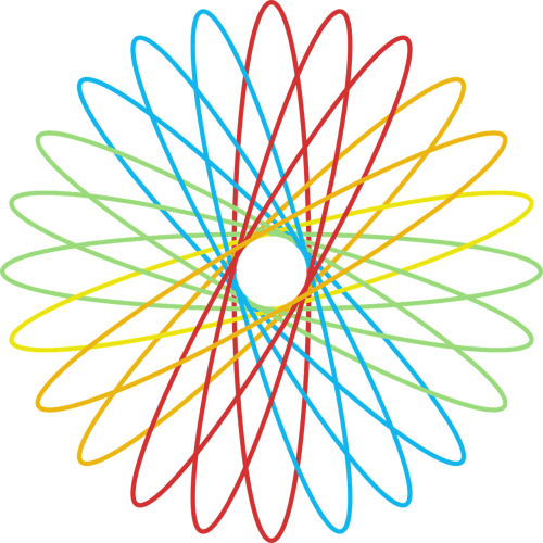 spiral design circle