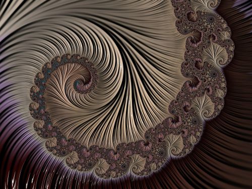 spiral fractal abstract