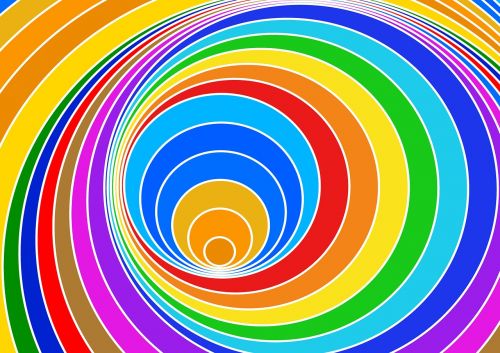 spiral eddy color vortex