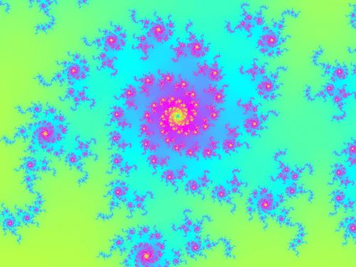 spiral fractal abstract