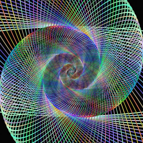 spiral fractal wired