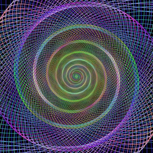 spiral fractal digital